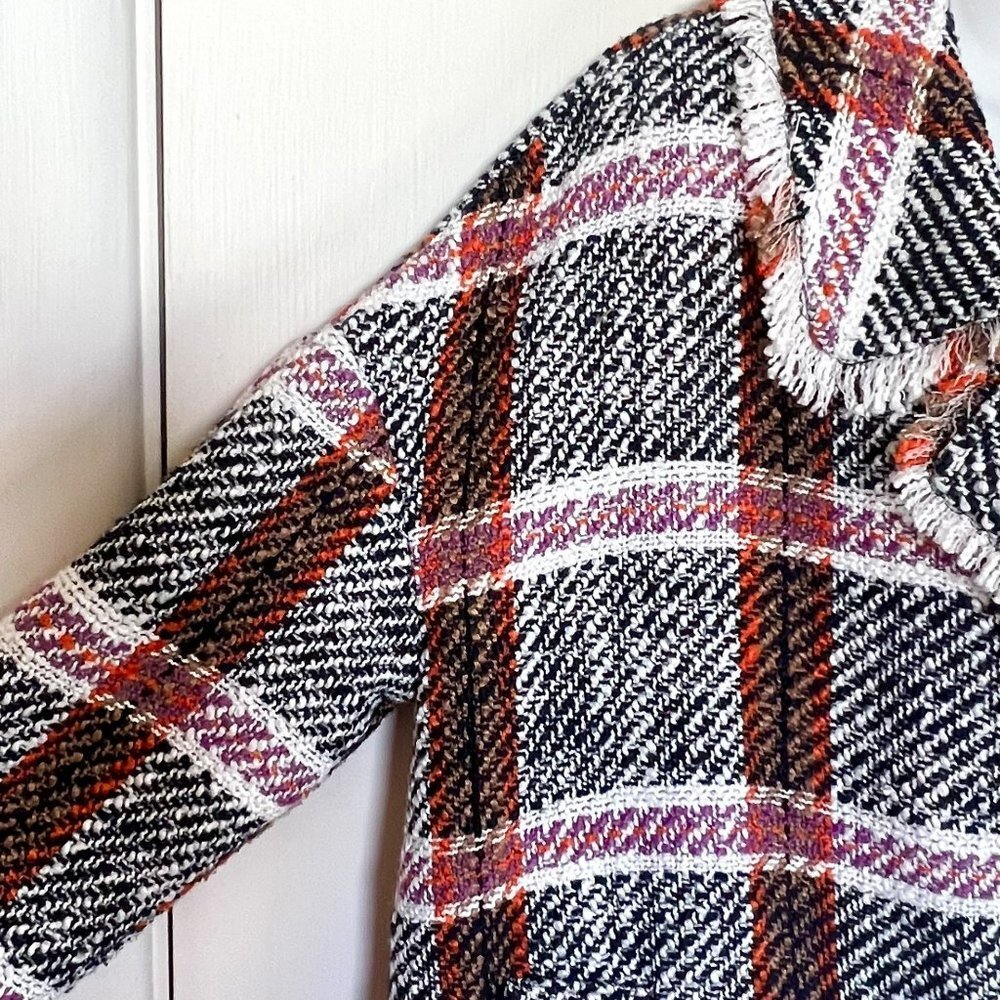 NWOT ANTHRO EVA FRANKO “CARRIE” DOUBLE BREASTED PLAID JACKET - Picture 8 of 15